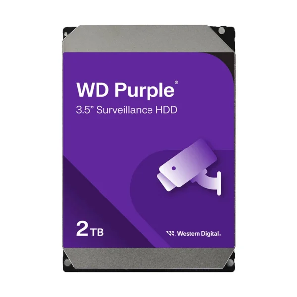 Western Digital Purple 2TB 3.5 Inch SATA 5400RPM Surveillance Internal