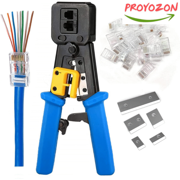 rj45 crimping tool ethernet crimper for cat6 cat5 / rj45 pass through crimping tools
