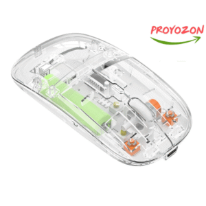transparent wireless rechargeable mouse